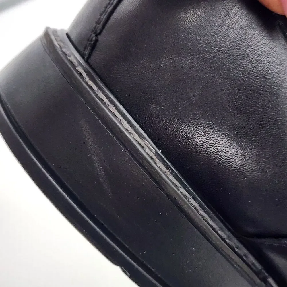 ECCO VITRUS III LOAFER SLIP ON SHOE MENS in Black SIZE US 12 (EU 46) SEE‎ PHOTOS